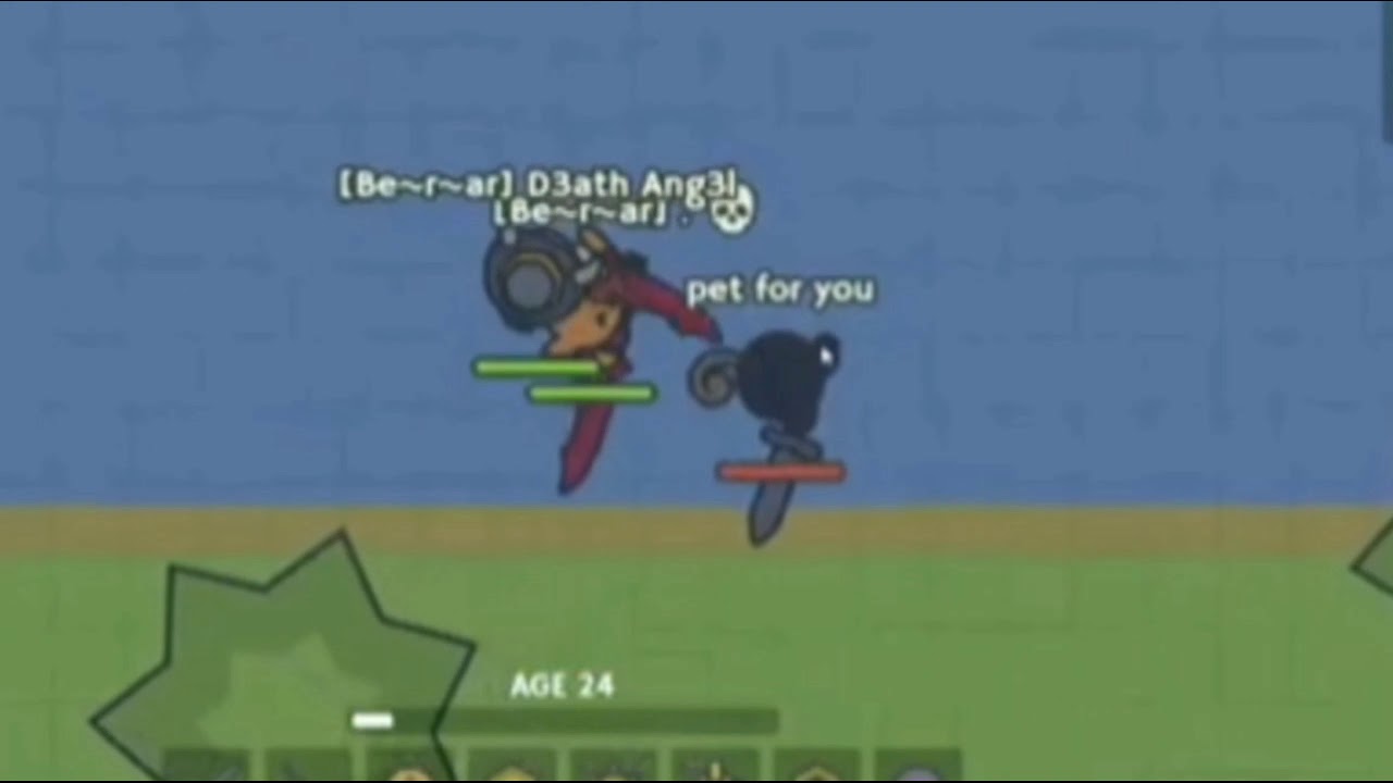 MooMoo.io - Hacking And Playing - +100 Kills - Insta-Kill Hack