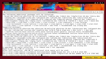 Debian 11 - installing R Programming Language & RStudio
