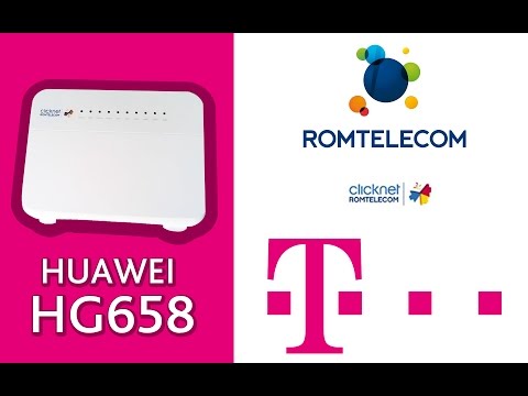 Tutorial folosire router Huawei HG658 de la Romtelecom pe RDS-RCS PPPoE