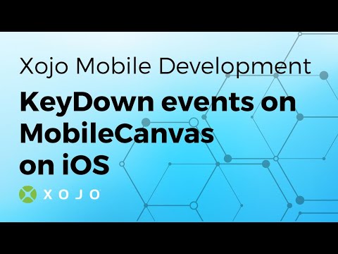 KeyDown events on MobileCanvas on iOS