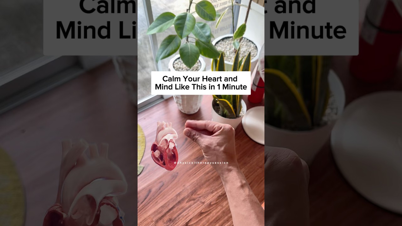 Calm Your Heart & Mind In One Minute!! 