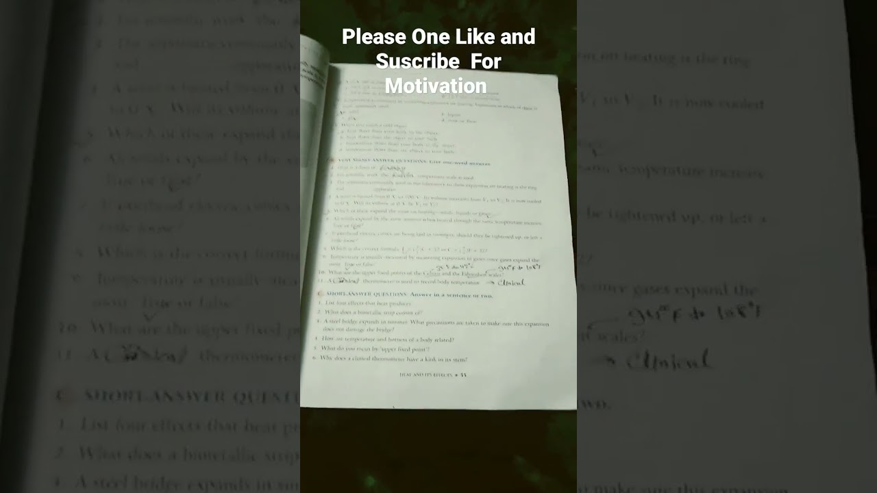  Class 7 Living Science Chapter 1 Exercise YouTube