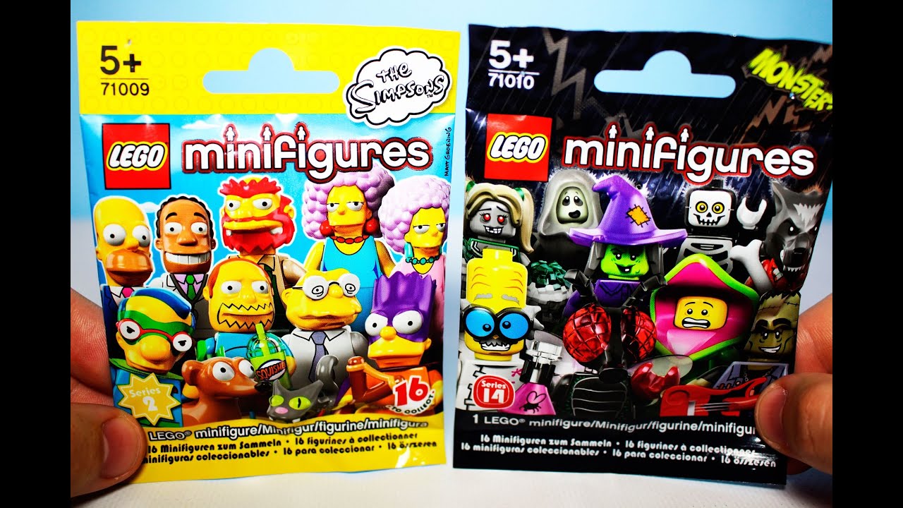 LEGO Minifigures Simpsons Monsters Surprise Blind Bags - YouTube