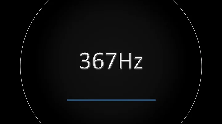 367Hz Mid Range Frequency BURP (Test Tone)