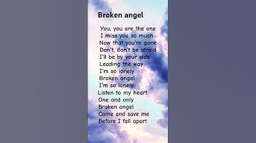 Thumbnail of Broken angel English lyrics (arash ft. Helena) #lyrics #song  #brokenangel