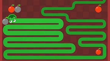 Google Snake Poison Mode - 100 apples in 2m 17s 894ms (3 apples / Speed Slow / Size Standard)