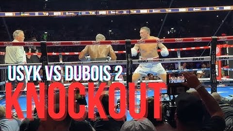 Ringside Knockout Showdown: USYK vs DUBOIS 2 Highlights! 🤩