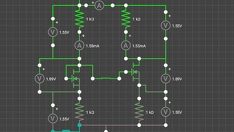 current mirror circuit simulation. #current_mirrors #currentmirror #analog #analog_circuits