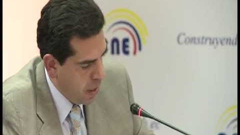 CNE PROCLAMACIÓN RESULTADOS