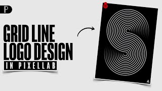 GRID LINE Logo Design In Pixellab | Logo Design in Android | Logo Tutorial screenshot 2