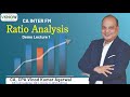 Lecture1 CA Inter FM Ratio Analysis