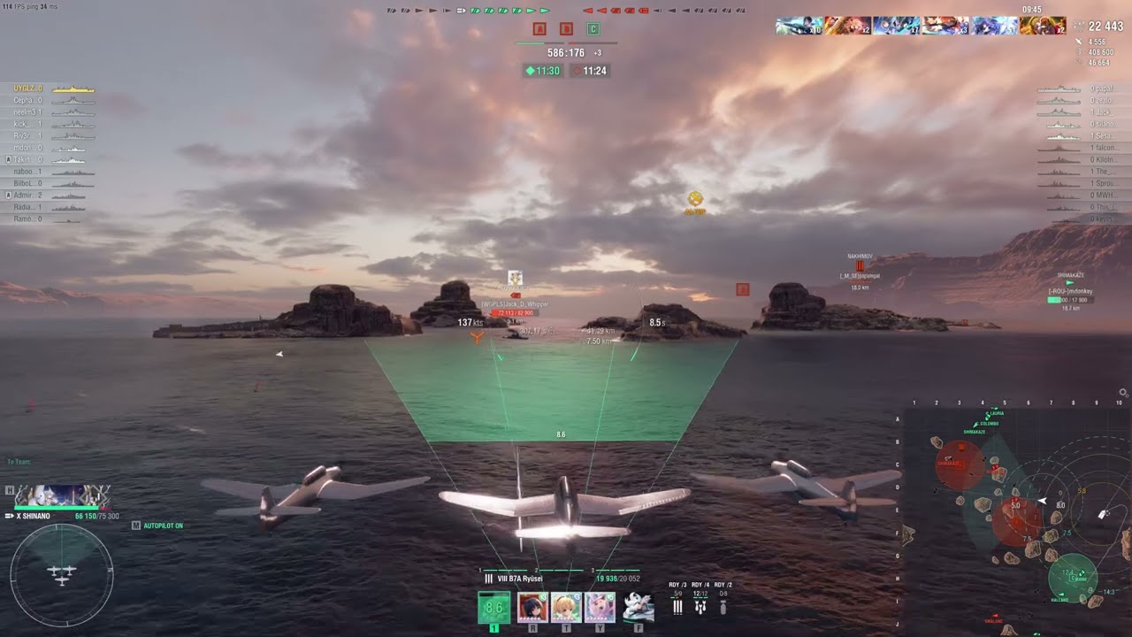 Goal to hit over 1000 Game with T10 IJN Shinano (36th Game)