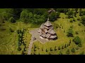 Aerial view of Univ Holy Dormition Lavra, Ukrainian Greek Catholic Church