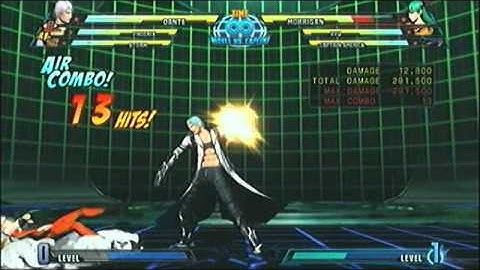 MvC3 Dante midscreen advanced bnb