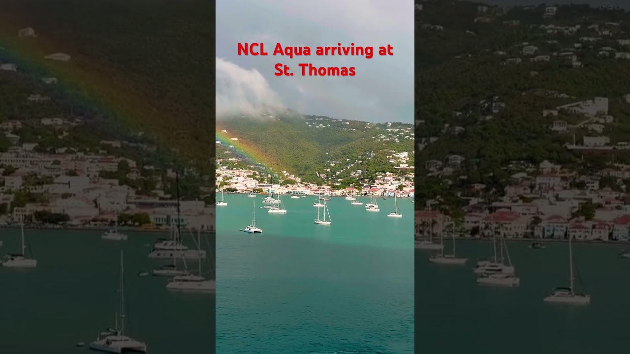 Love me some St.Thomas on board the Norwegian aqua #ncl #stmartin #norwegiancruise #nclgetaway