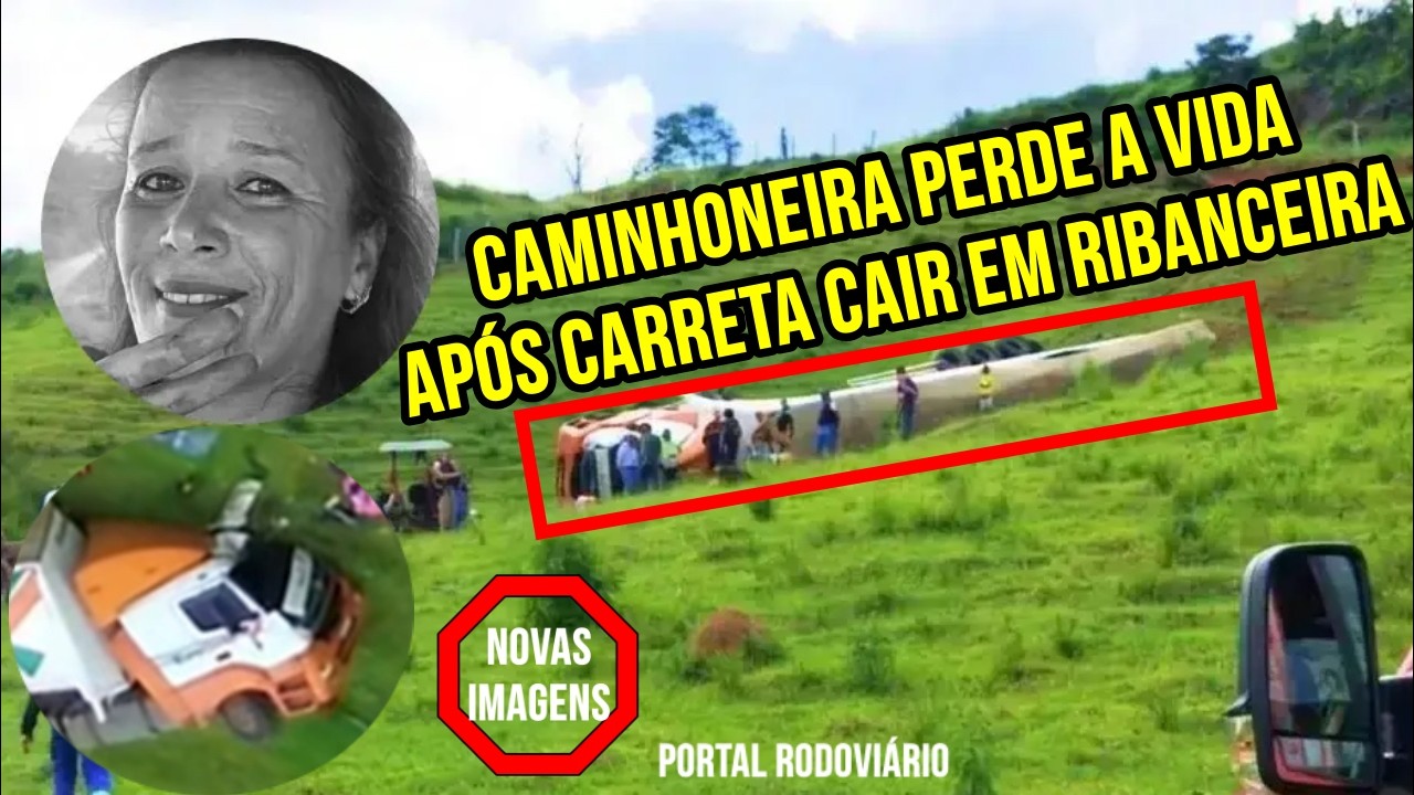 Caminhoneira Andréia Cristina de 38 anos conhecida como QRA Moreninha perde a vida em MG
