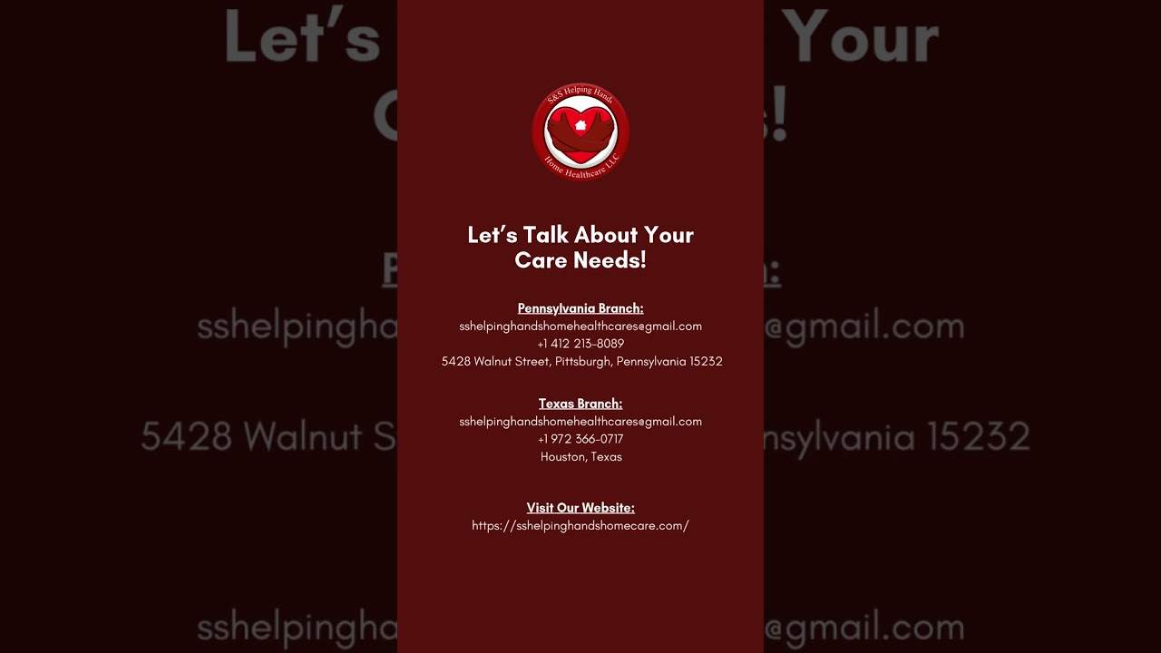 We're Hiring! ❤️ Join S&S Helping Hands Home Healthcare as a Caregiver Today!