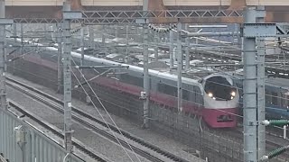 【E653系リバイバルカラー車両】E657系スカーレットブロッサム通過#E657系#リバイバルカラー