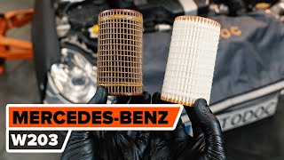 Montáž Olejový filter MERCEDES-BENZ C-CLASS (W203): video zadarmo