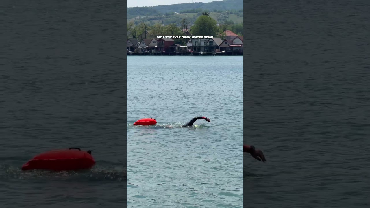 My first ever open water swim 😍😳