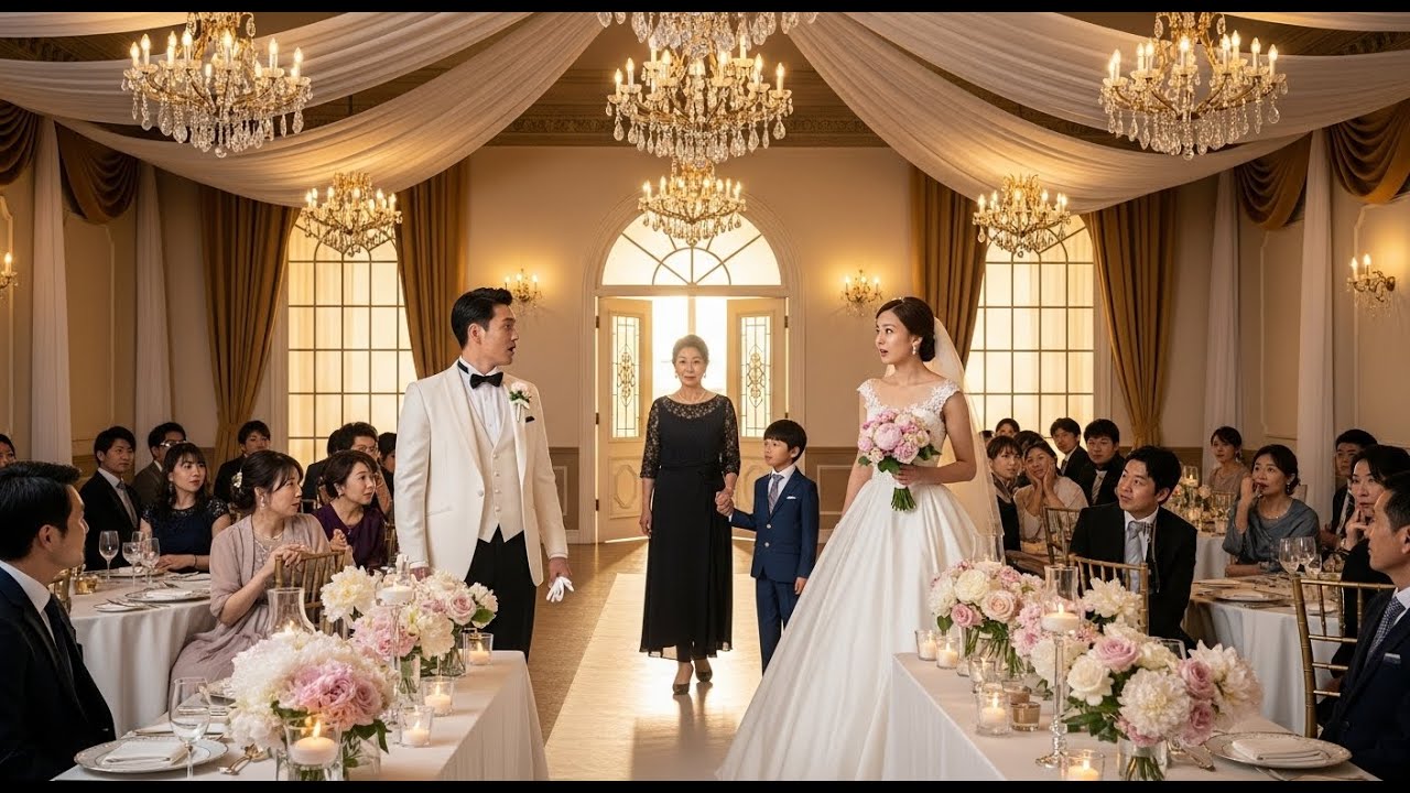 Fosta soție a venit la nuntă… dar a adus cu ea fiul pe care el nu știa că l are