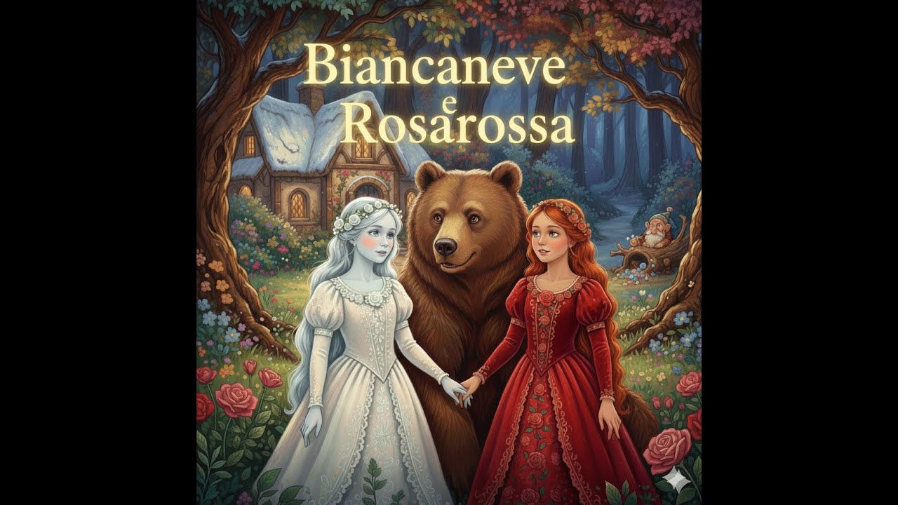 Biancaneve e Rosarossa | Fiocchin di neve e Rosardente | Fratelli Grimm | Audiolibro Completo