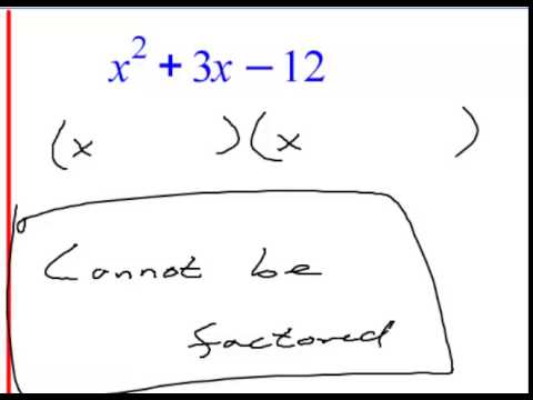 Algebra 2 Chapter 4 Section 3 Lecture