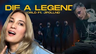 First Time Reaction To Z World feat Jpollnd “Die A Legend” 🔥🔥