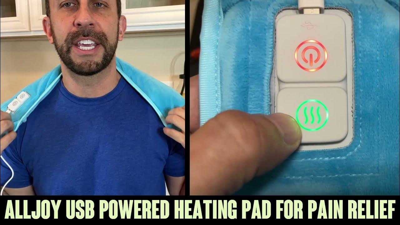ALLJOY USB Powered Heating Pad for Pain Relief YouTube