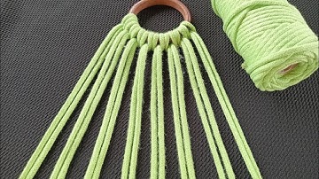 Macrame - Easy and Simple Design Macrame Plant Hanger - Simple Step By Step Tutorial