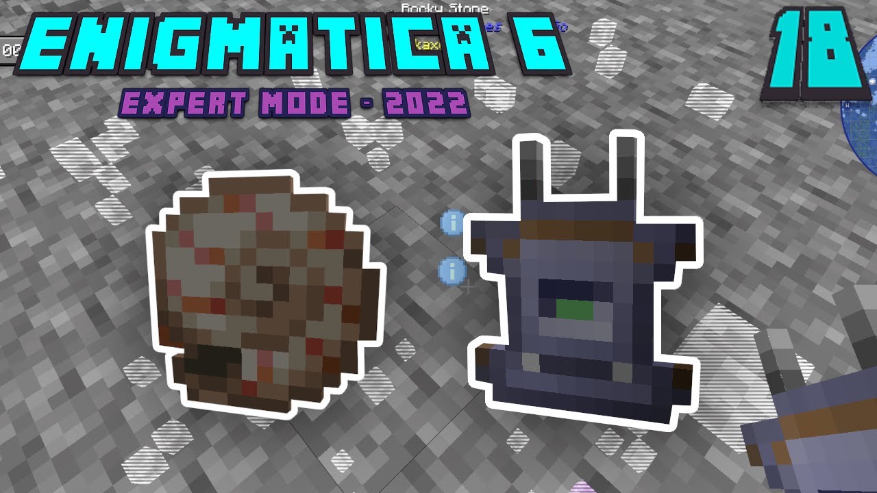 Lets Play Enigmatica 6 Expert EP 18 - INFINITE NAUTILUS SHELLS with Scanner! Embedded Ammonite!