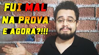 VLOG NOTA BAIXA NA PROVA COMO SUPERAR