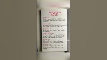 Thumbnail of Bible verses on love! #christian #bible