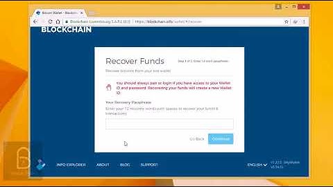 How to restore your Blockchain account 100% truth