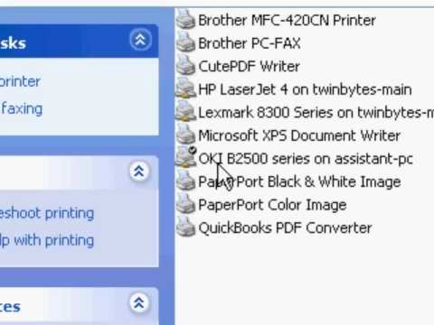 set default printer for all users in windows xp