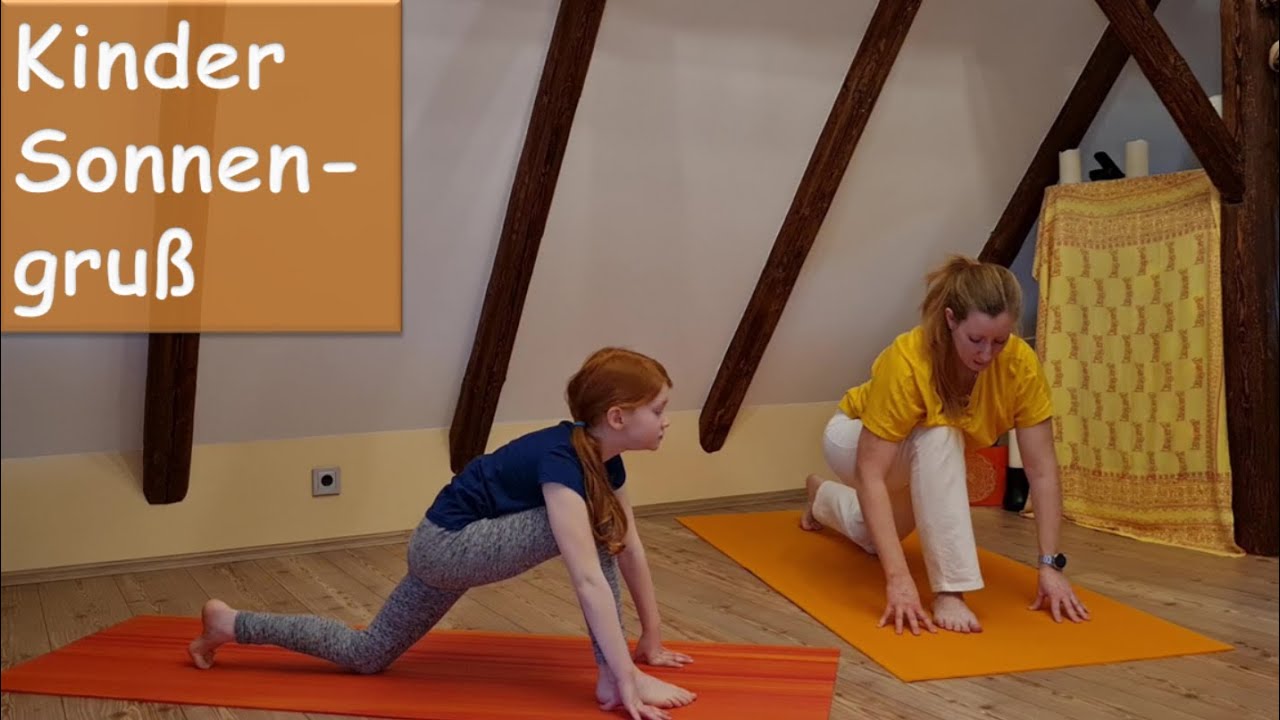 Sonnengruß für Kinder | Yoga Aufwärmübung | Surya Namaskar