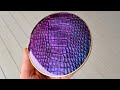 #1280 OMG! Incredible Color Shifting 'Crocodile Skin' Resin Coaster