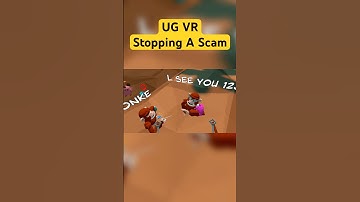 I Stopped A Scam In UG VR #ugvr #vr #bigscary #gtag #metaquest #virtualreality #funny #scammers