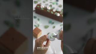 클레이크림 플라워 다양한 나뭇잎 만들기 clay cream flower piping