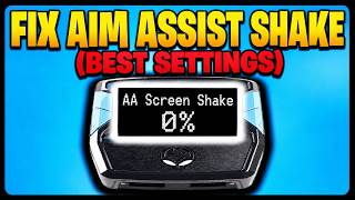 CHANGE Cronus Zen Script Settings to Fix Aim Assist Screen Shaking ALL SCRIPTS