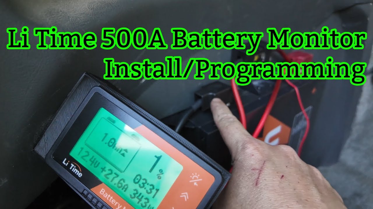 LiTime Battery Monitor Install/Programming 