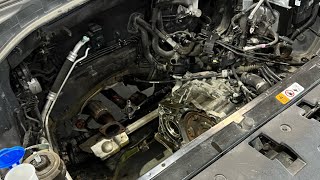 Removing Engine On Santa Fe 2017 | Hyundai