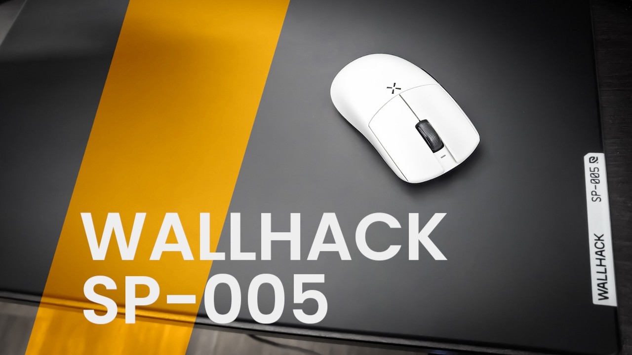 WALLHACK SP-005 Glass Mouse Pad Review - YouTube