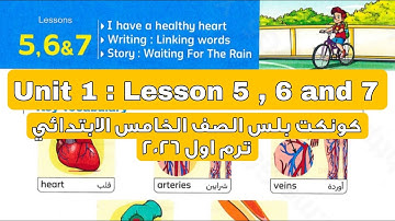 كونكت بلس الصف الخامس الابتدائي الوحدة الاولي الدرس 5 و 6 و 7 شرح وحل لغة انجليزية ترم اول 2026