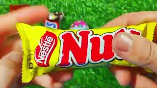 ASMR Rainbow Candy & Chocolate Eating Sounds ✨ Kinder Joy, Gems & Crunchy Chocolate