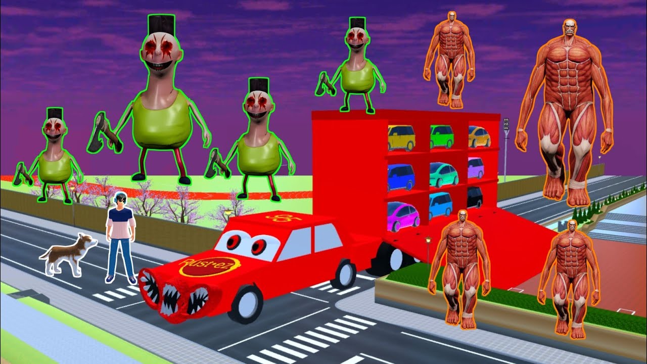 Hamood Habibi McQueenMack and the Titan monster were caught on CCTV committing crimes in Sakura City