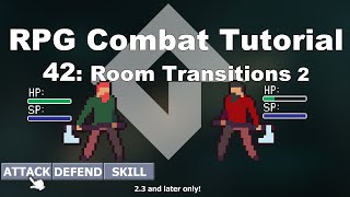 [GMS2] Turn-based RPG Combat System in GameMaker Studio 2 (p.42 Room Transitions 2)| FunBox