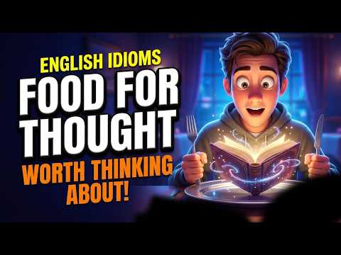 FOOD FOR THOUGHT Learn This English Idiom with Stories