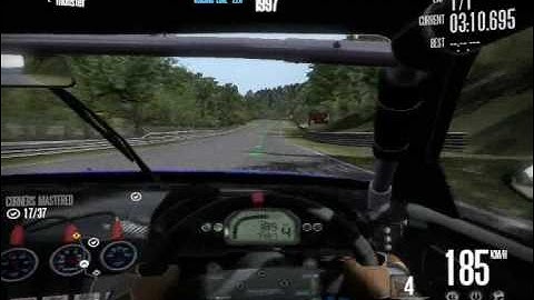 Need For Speed Shift Skyline R34 SpecV in Nordschleife (Time attack 7:38.461)