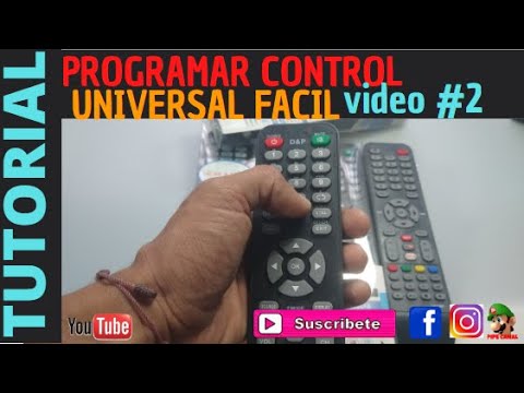 Programar Control Universal Para Televisores Led, Lcd, MUY FACIL 2 - YouTube